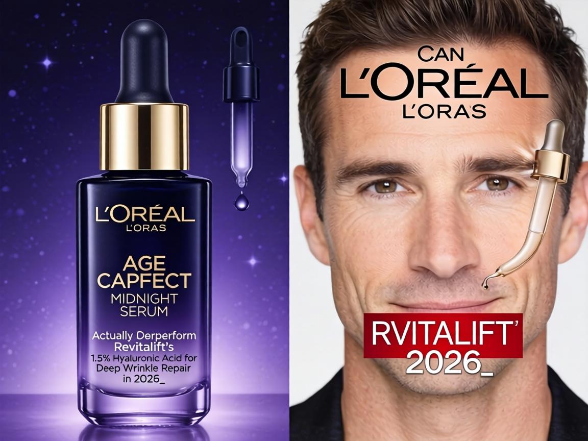 Can L'Oréal's Age Perfect Midnight Serum Actually Outperform Revitalift's 1.5% Hyaluronic Acid for Deep Wrinkle Repair in 2026_
