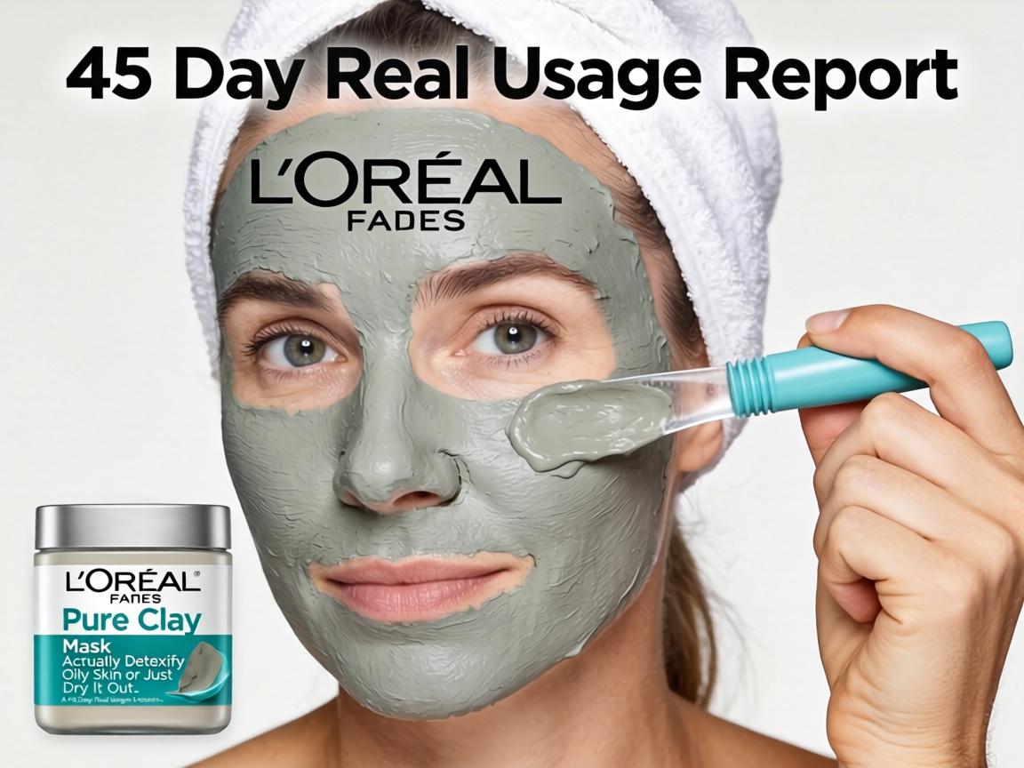 Does L'Oréal's Pure-Clay Mask Actually Detoxify Oily Skin or Just Dry It Out_ A 45-Day Real Usage Report