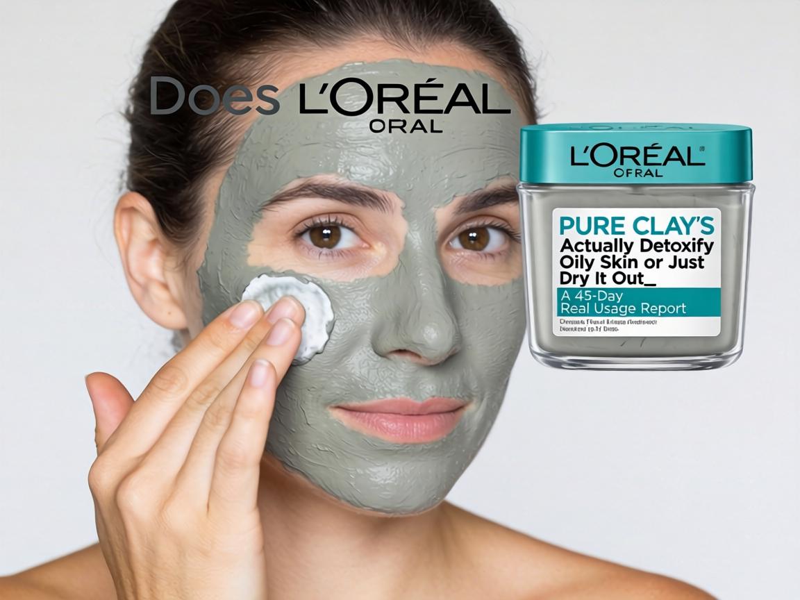 Does L'Oréal's Pure-Clay Mask Actually Detoxify Oily Skin or Just Dry It Out_ A 45-Day Real Usage Report