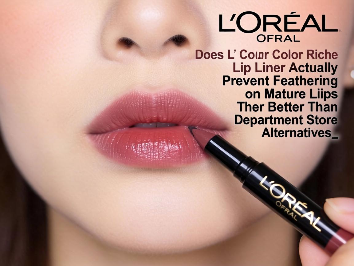 Does L'Oréal Color Riche Lip Liner Actually Prevent Feathering on Mature Lips Better Than Department Store Alternatives_