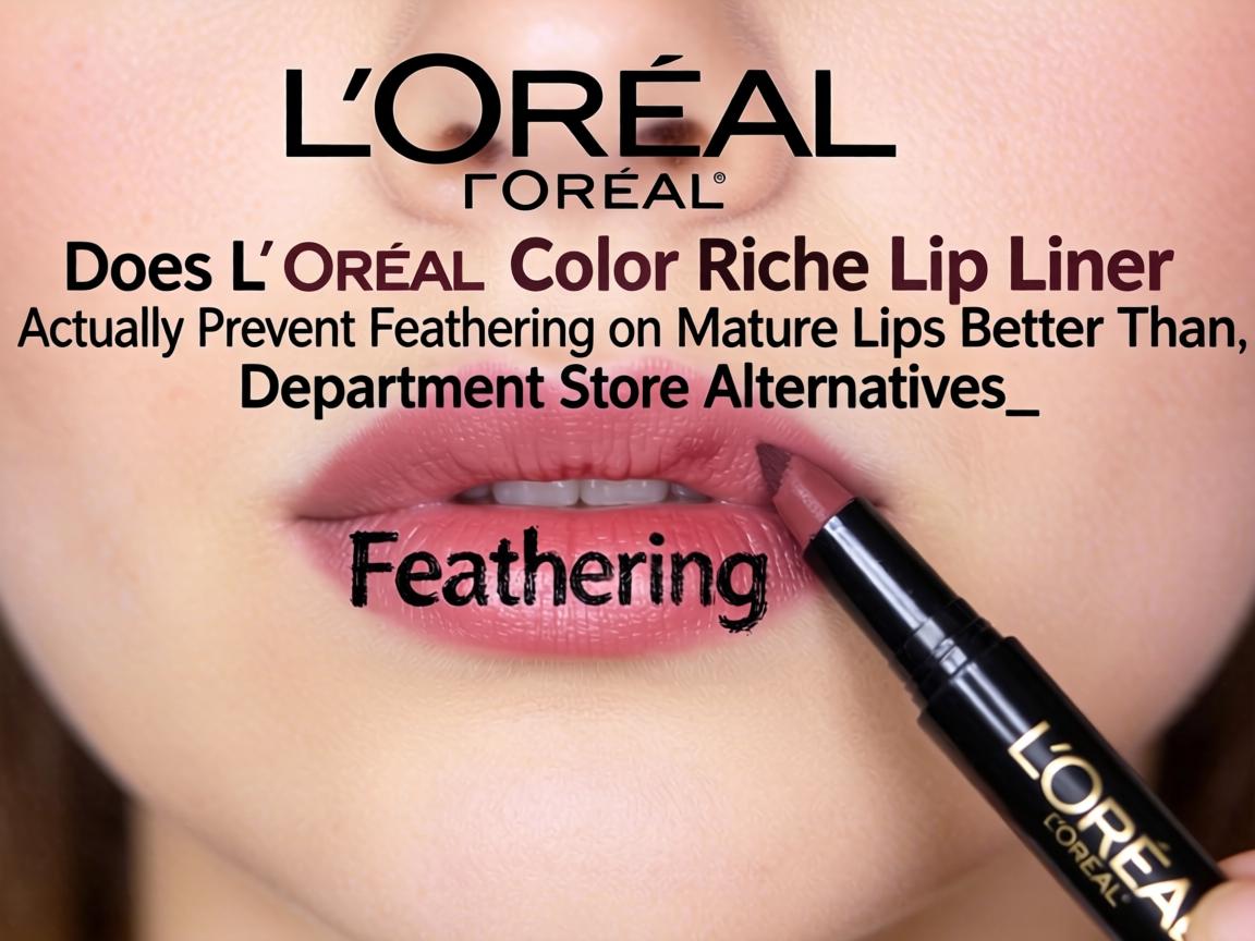 Does L'Oréal Color Riche Lip Liner Actually Prevent Feathering on Mature Lips Better Than Department Store Alternatives_