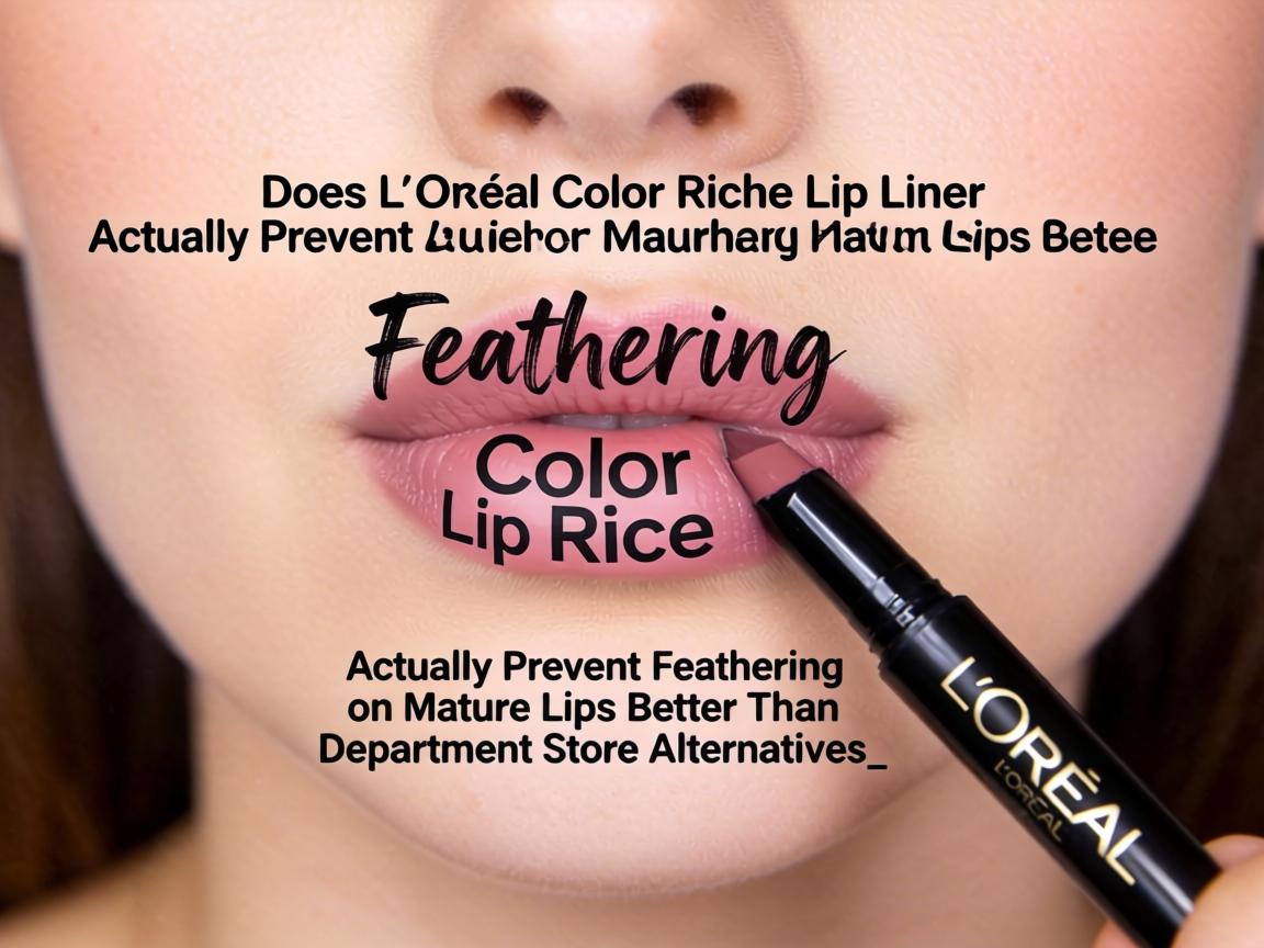 Does L'Oréal Color Riche Lip Liner Actually Prevent Feathering on Mature Lips Better Than Department Store Alternatives_