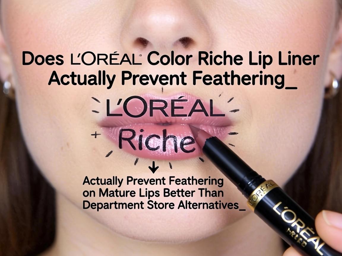 Does L'Oréal Color Riche Lip Liner Actually Prevent Feathering on Mature Lips Better Than Department Store Alternatives_