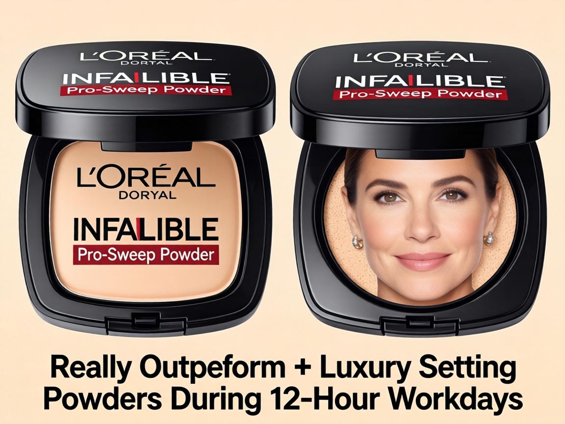 Does L'Oréal Infallible Pro-Sweep Powder Really Outperform $40+ Luxury Setting Powders During 12-Hour Workdays_