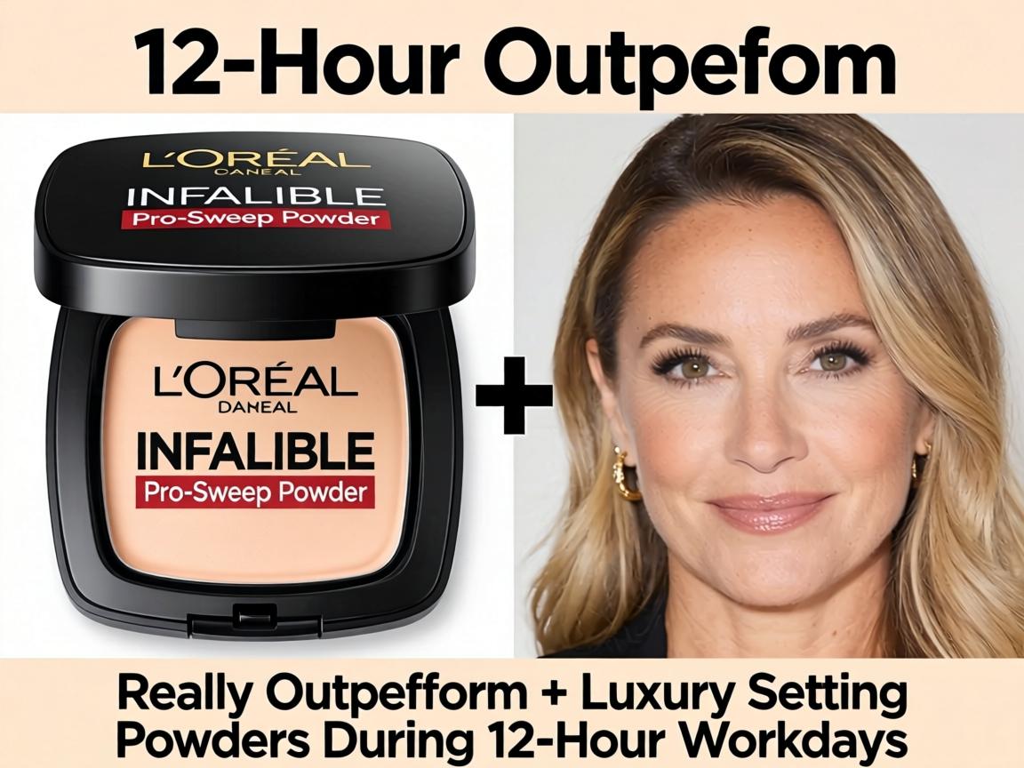 Does L'Oréal Infallible Pro-Sweep Powder Really Outperform $40+ Luxury Setting Powders During 12-Hour Workdays_