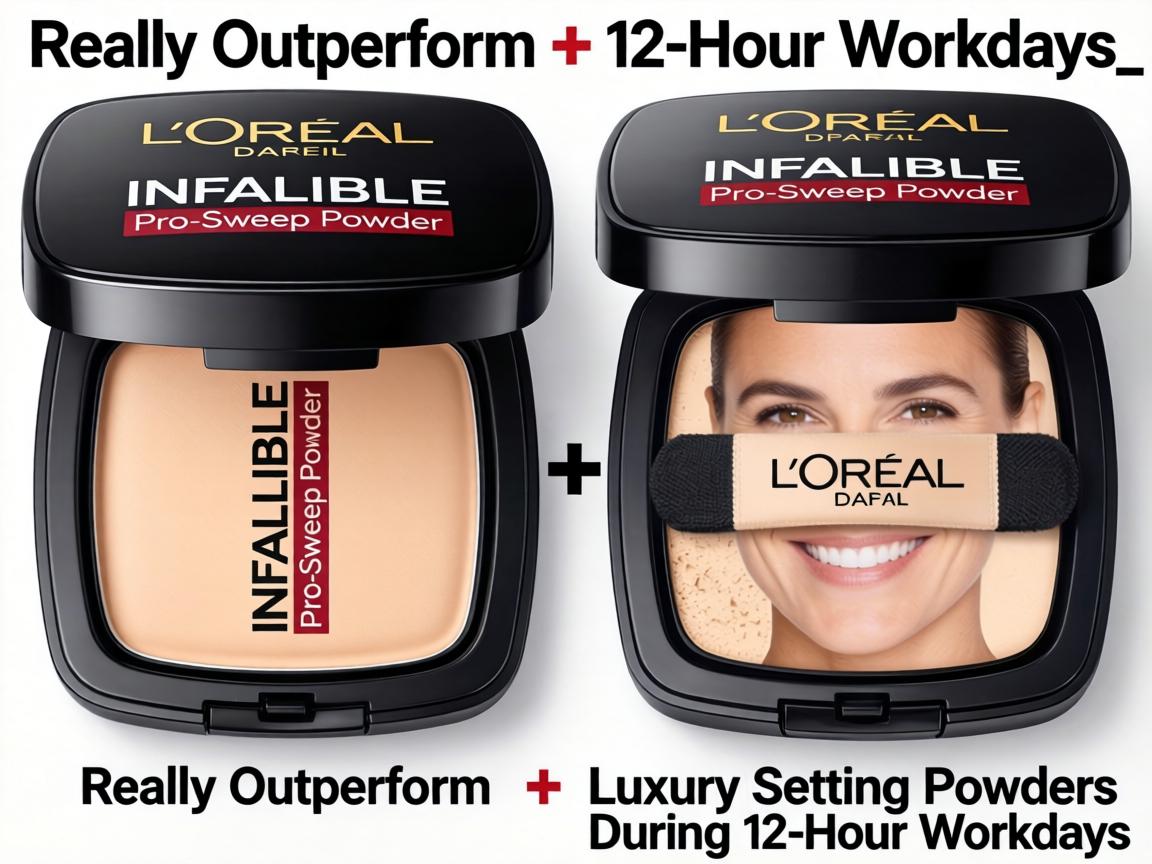 Does L'Oréal Infallible Pro-Sweep Powder Really Outperform $40+ Luxury Setting Powders During 12-Hour Workdays_