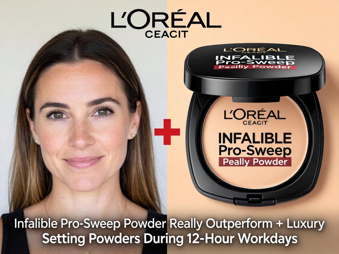 Does L'Oréal Infallible Pro-Sweep Powder Really Outperform $40+ Luxury Setting Powders During 12-Hour Workdays_