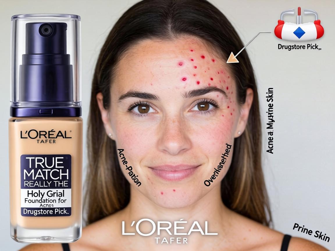 Is L’Oréal True Match Really the Holy Grail Foundation for Acne-Prone Skin or Just Another Overhyped Drugstore Pick_