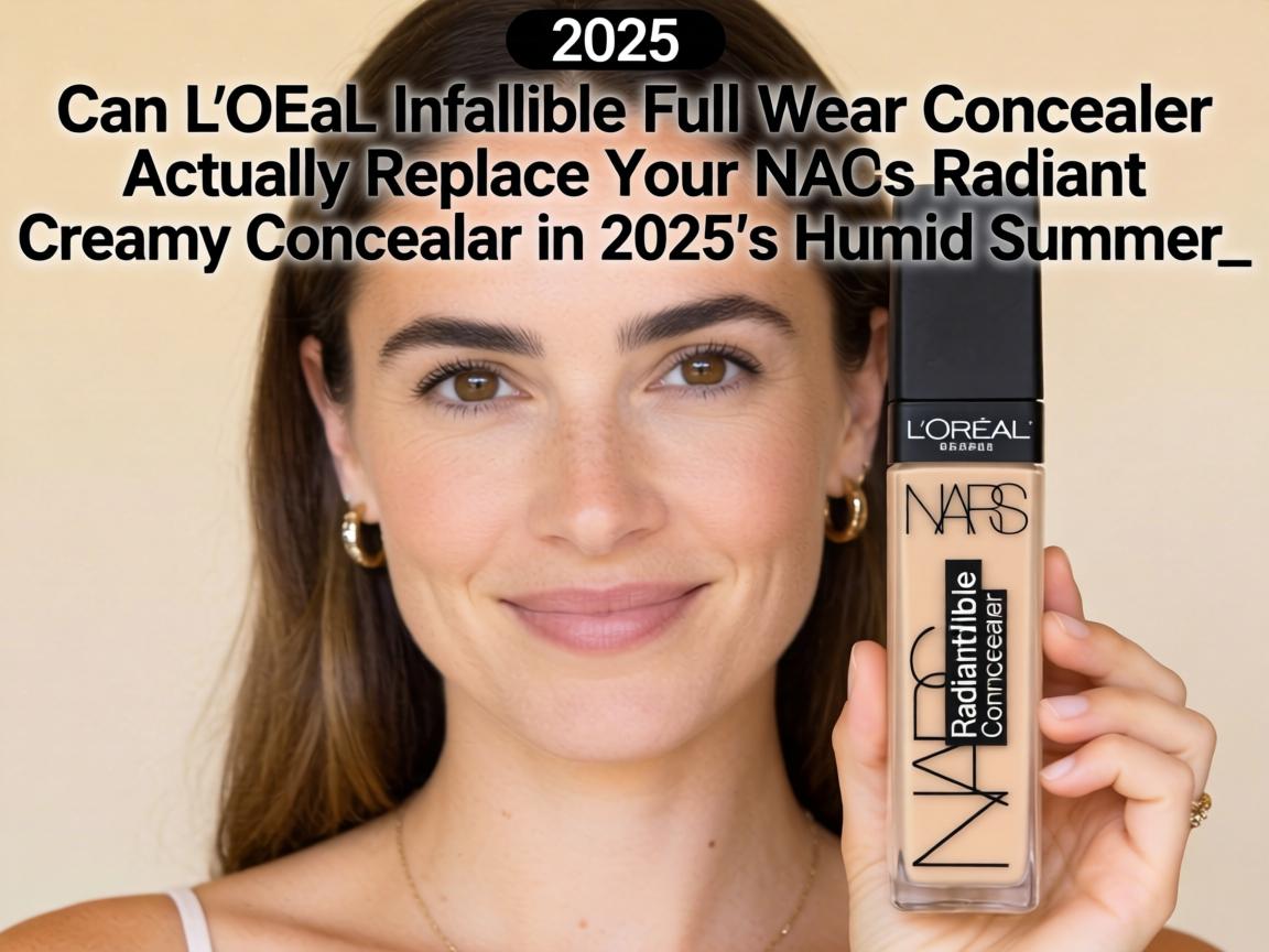 Can L'Oreal Infallible Full Wear Concealer Actually Replace Your $32 NARS Radiant Creamy Concealer in 2025's Humid Summer_