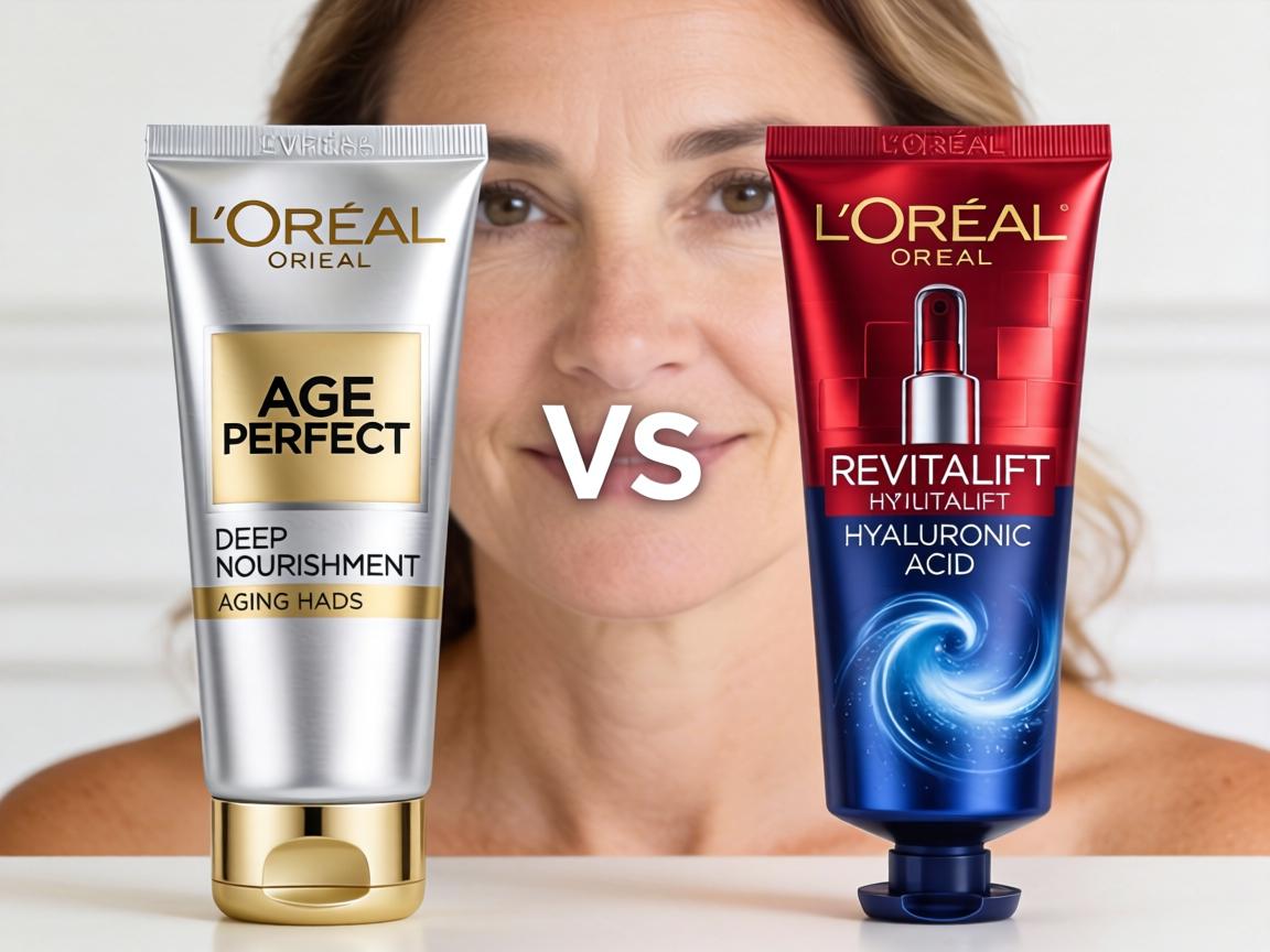 Which L'Oréal Hand Cream Actually Repairs Aging Hands_ Age Perfect Deep Nourishment vs Revitalift Hyaluronic Acid Formula