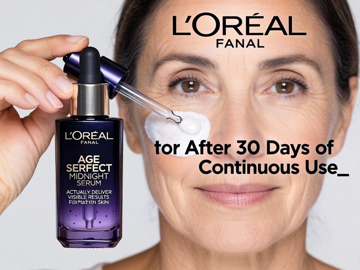 Does L'Oreal Age Perfect Midnight Serum Actually Deliver Visible Results for Mature Skin After 30 Days of Continuous Use_