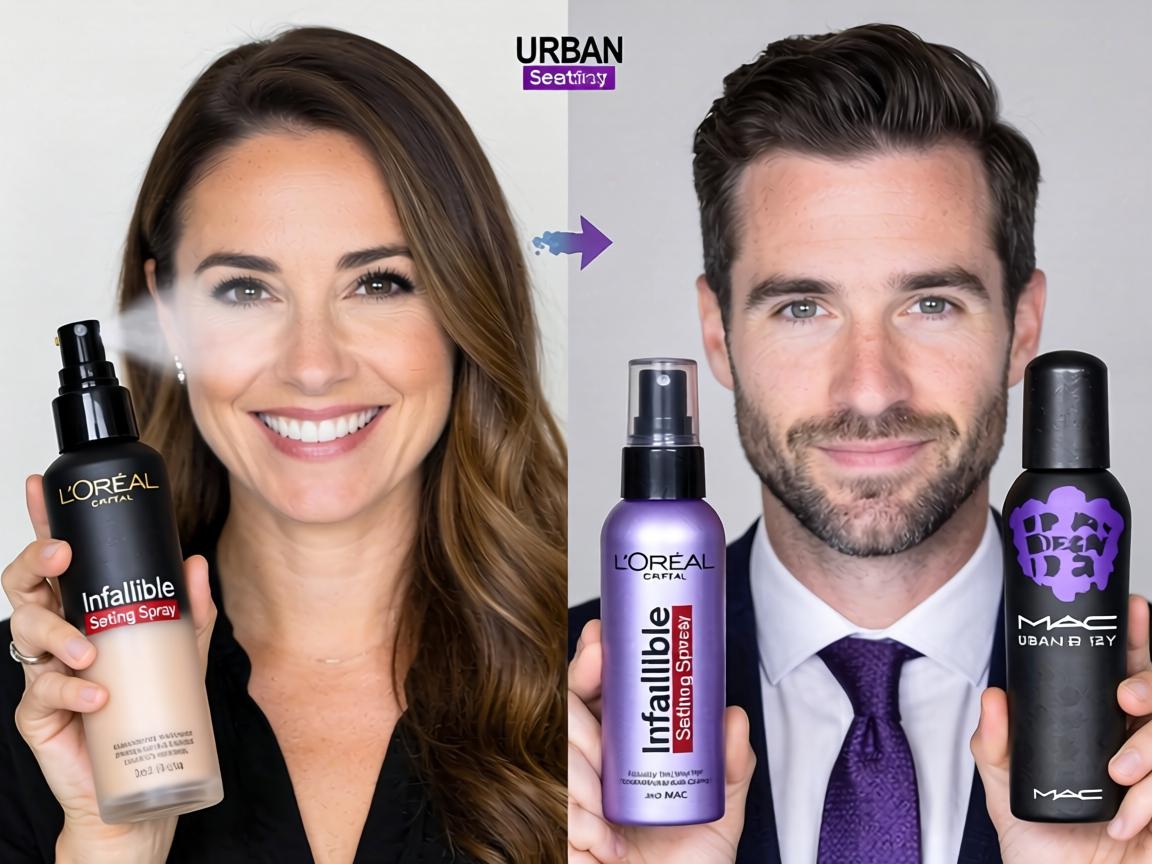 Is L'Oréal Infallible Setting Spray Actually Worth the Hype Compared to Urban Decay and MAC_
