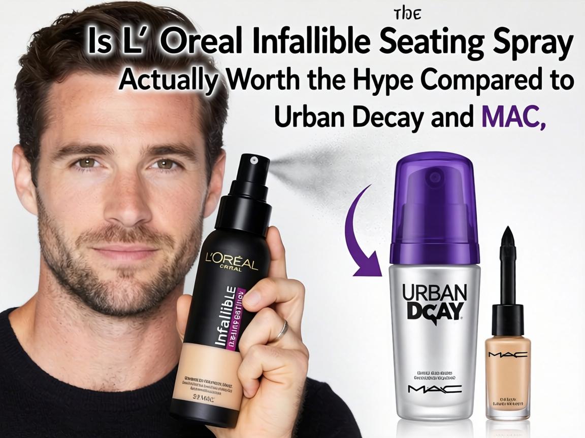Is L'Oréal Infallible Setting Spray Actually Worth the Hype Compared to Urban Decay and MAC_