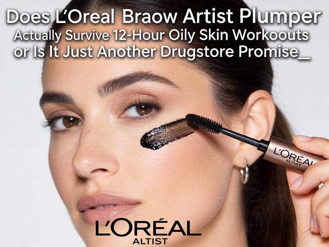 Does L'Oréal Brow Artist Plumper Actually Survive 12-Hour Oily Skin Workouts or Is It Just Another Drugstore Promise_