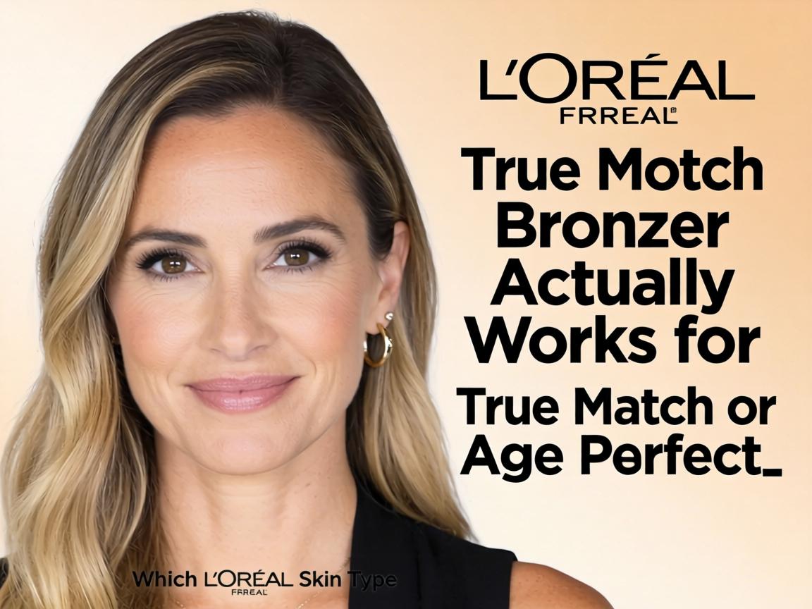 Which L'Oréal Bronzer Actually Works for Your Skin Type_ True Match or Age Perfect_