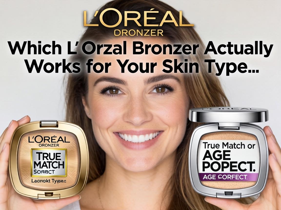 Which L'Oréal Bronzer Actually Works for Your Skin Type_ True Match or Age Perfect_