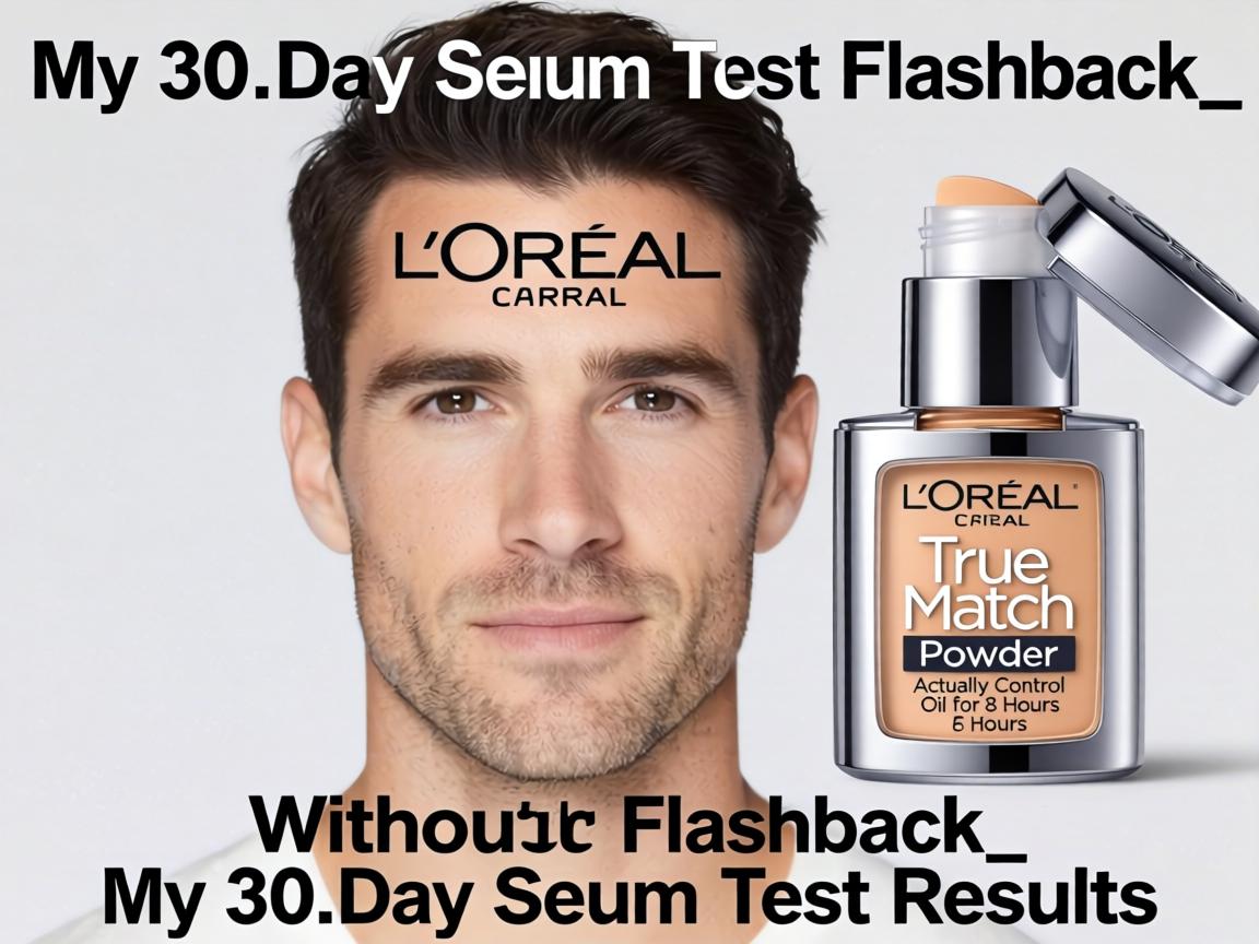 Does L'Oréal True Match Powder Actually Control Oil for 8 Hours Without Flashback_ My 30-Day Sebum Test Results