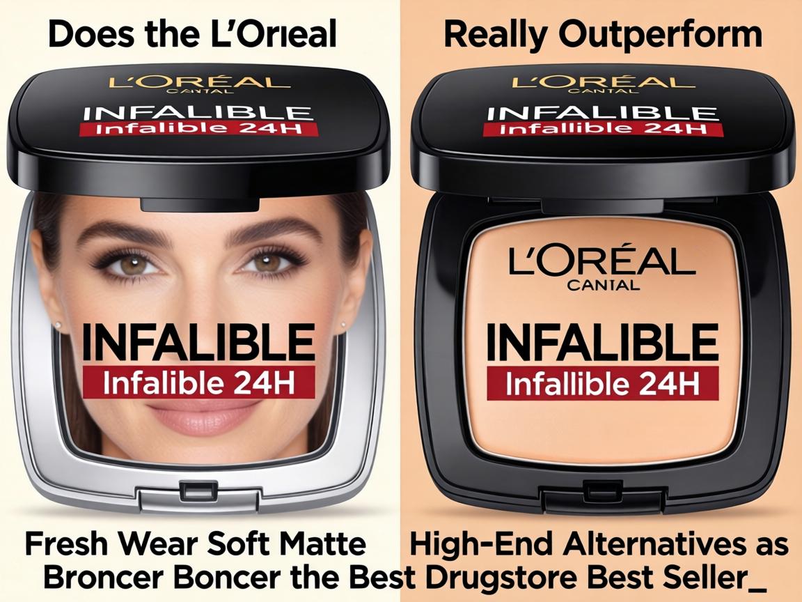 Does the L'Oréal Infallible 24H Fresh Wear Soft Matte Bronzer Really Outperform $40 High-End Alternatives as the Best Drugstore Best Seller_