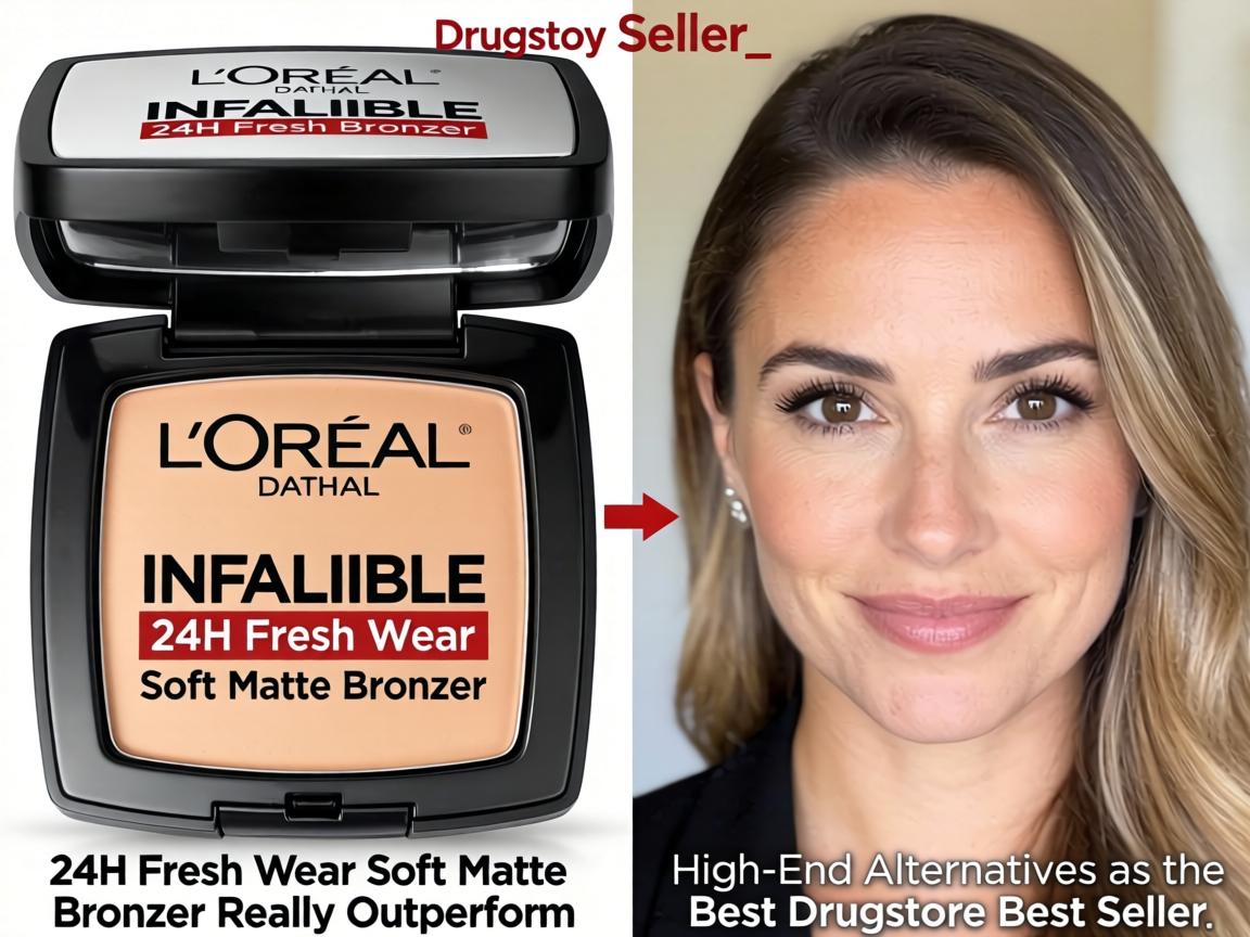 Does the L'Oréal Infallible 24H Fresh Wear Soft Matte Bronzer Really Outperform $40 High-End Alternatives as the Best Drugstore Best Seller_