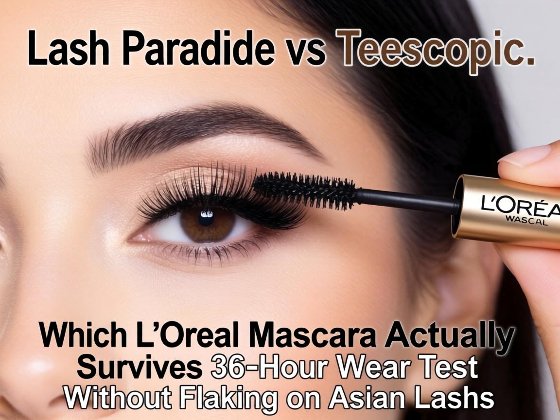 Lash Paradise vs Telescopic_ Which L’Oréal Mascara Actually Survives 36-Hour Wear Test Without Flaking on Asian Lashes_
