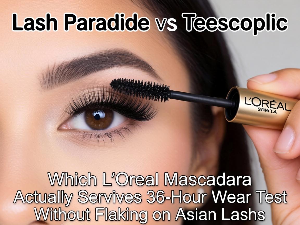 Lash Paradise vs Telescopic_ Which L’Oréal Mascara Actually Survives 36-Hour Wear Test Without Flaking on Asian Lashes_