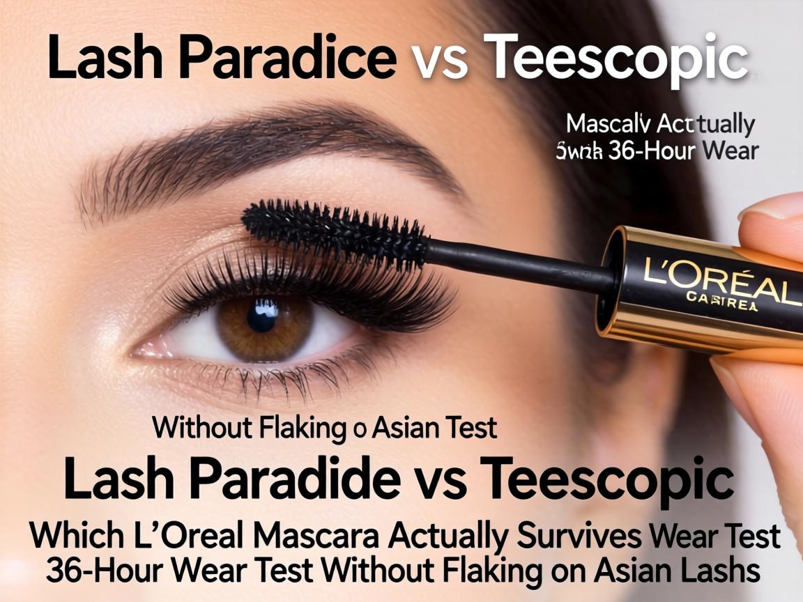Lash Paradise vs Telescopic_ Which L’Oréal Mascara Actually Survives 36-Hour Wear Test Without Flaking on Asian Lashes_