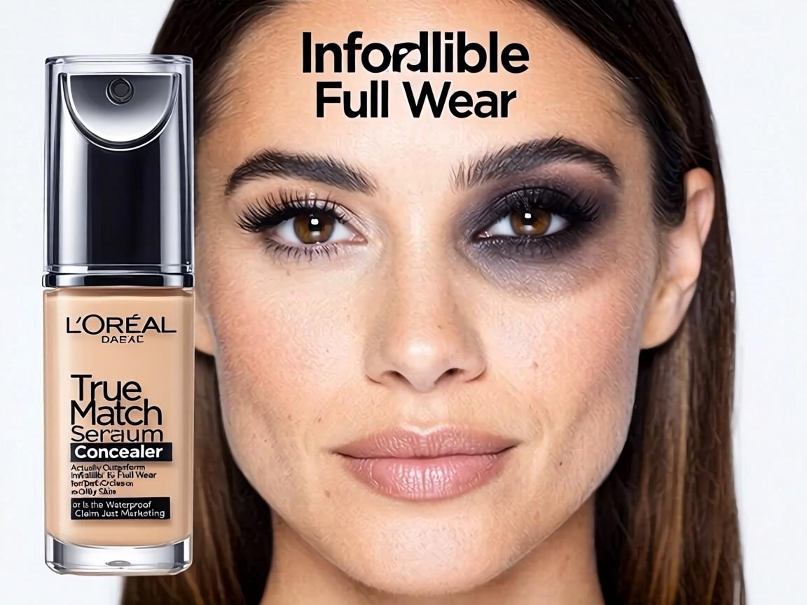 Does L'Oréal's True Match Serum Concealer Actually Outperform Infallible Full Wear for Dark Circles on Oily Skin or Is the Waterproof Claim Just Marketing_