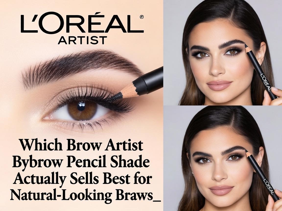 Which L’Oréal Brow Artist Eyebrow Pencil Shade Actually Sells Best for Natural-Looking Brows_