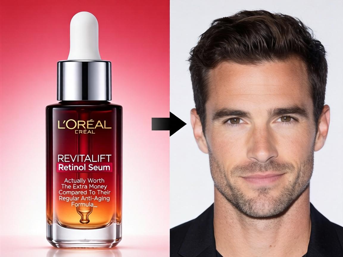 Is L'Oréal Revitalift Retinol Serum Actually Worth The Extra Money Compared To Their Regular Anti-Aging Formula_