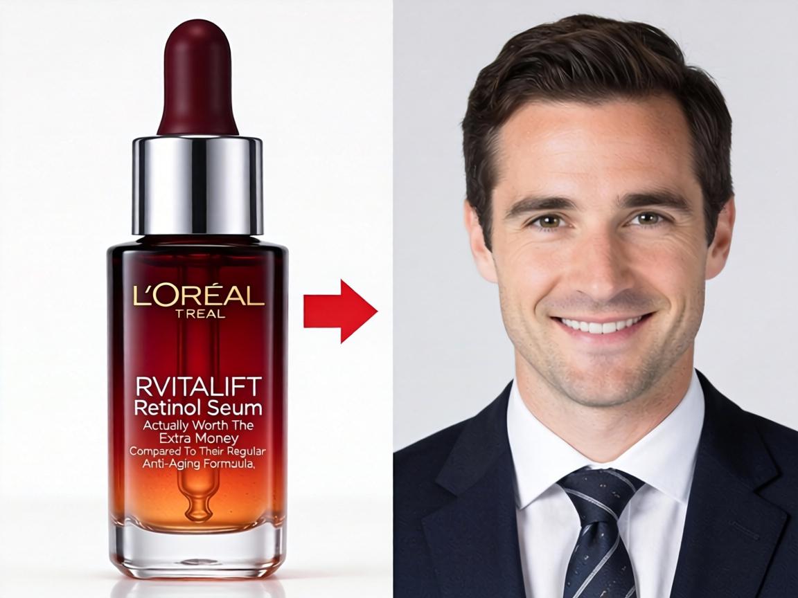 Is L'Oréal Revitalift Retinol Serum Actually Worth The Extra Money Compared To Their Regular Anti-Aging Formula_
