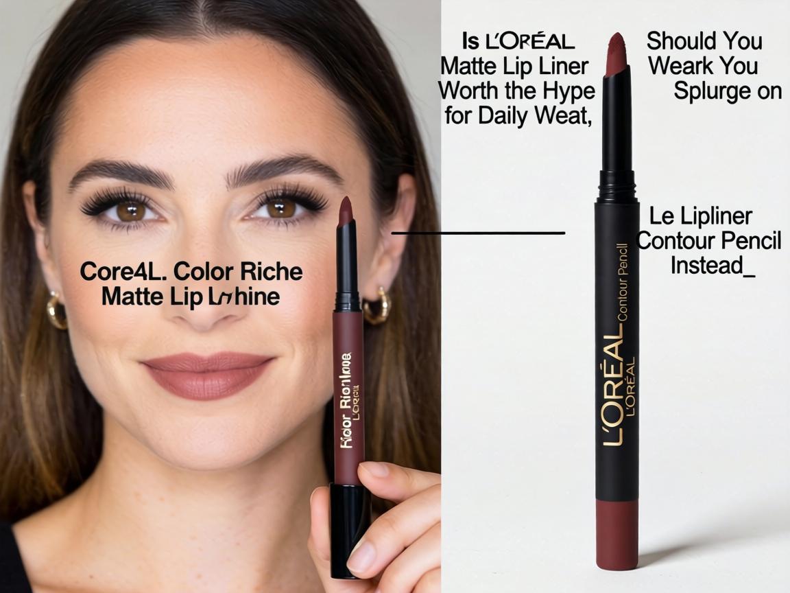 Is L'Oréal Color Riche Matte Lip Liner Worth the Hype for Daily Wear, or Should You Splurge on the Le Lipliner Contour Pencil Instead_