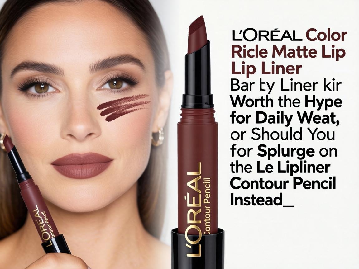 Is L'Oréal Color Riche Matte Lip Liner Worth the Hype for Daily Wear, or Should You Splurge on the Le Lipliner Contour Pencil Instead_