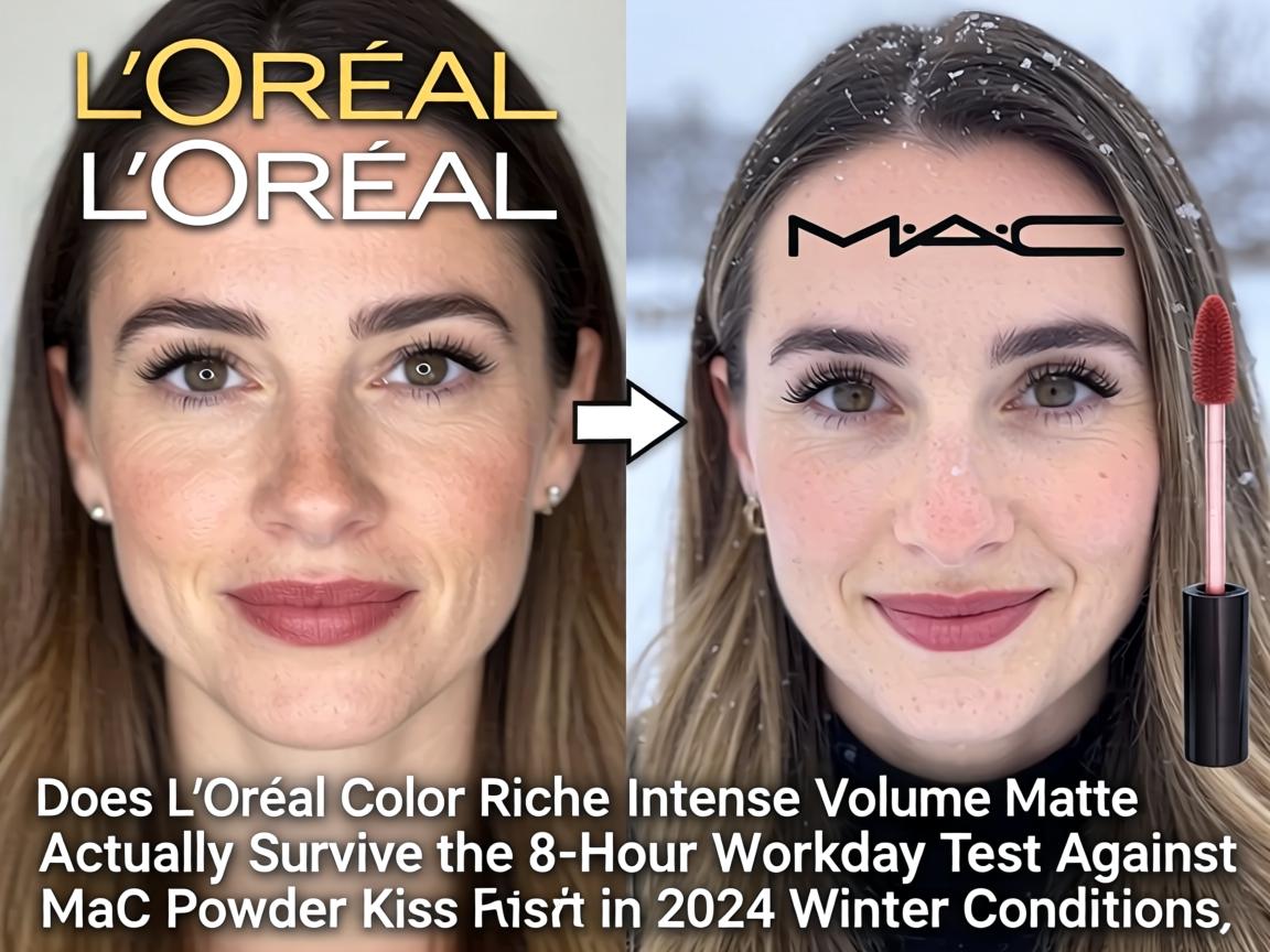 Does L'Oréal Color Riche Intense Volume Matte Actually Survive the 8-Hour Workday Test Against MAC Powder Kiss in 2024 Winter Conditions_