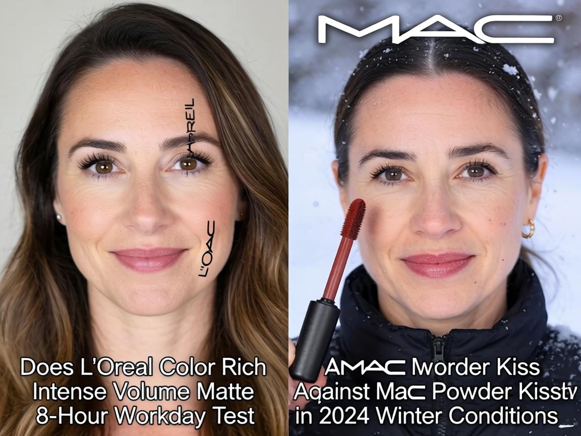 Does L'Oréal Color Riche Intense Volume Matte Actually Survive the 8-Hour Workday Test Against MAC Powder Kiss in 2024 Winter Conditions_