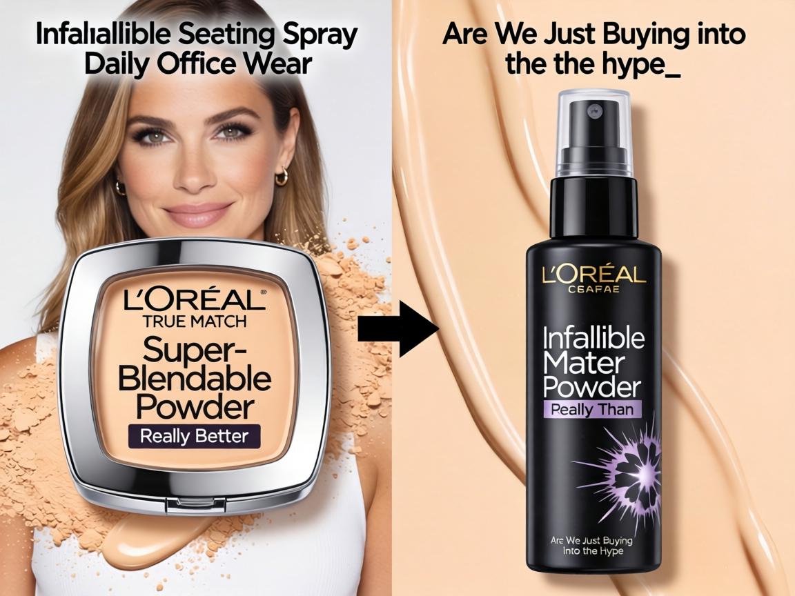 Is L'Oreal True Match Super-Blendable Powder Really Better Than Their Infallible Setting Spray for Daily Office Wear, or Are We Just Buying Into the Hype_