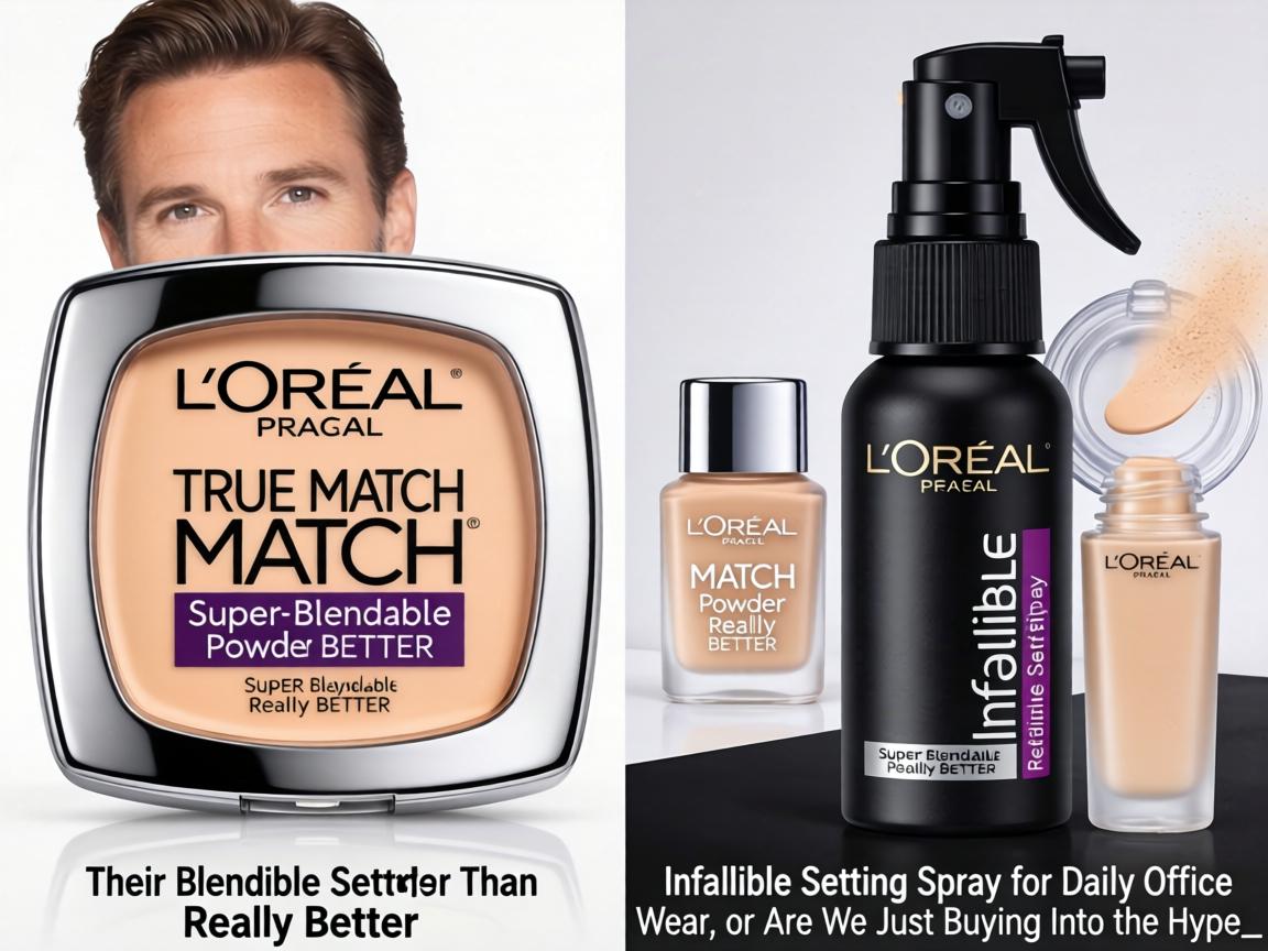 Is L'Oreal True Match Super-Blendable Powder Really Better Than Their Infallible Setting Spray for Daily Office Wear, or Are We Just Buying Into the Hype_