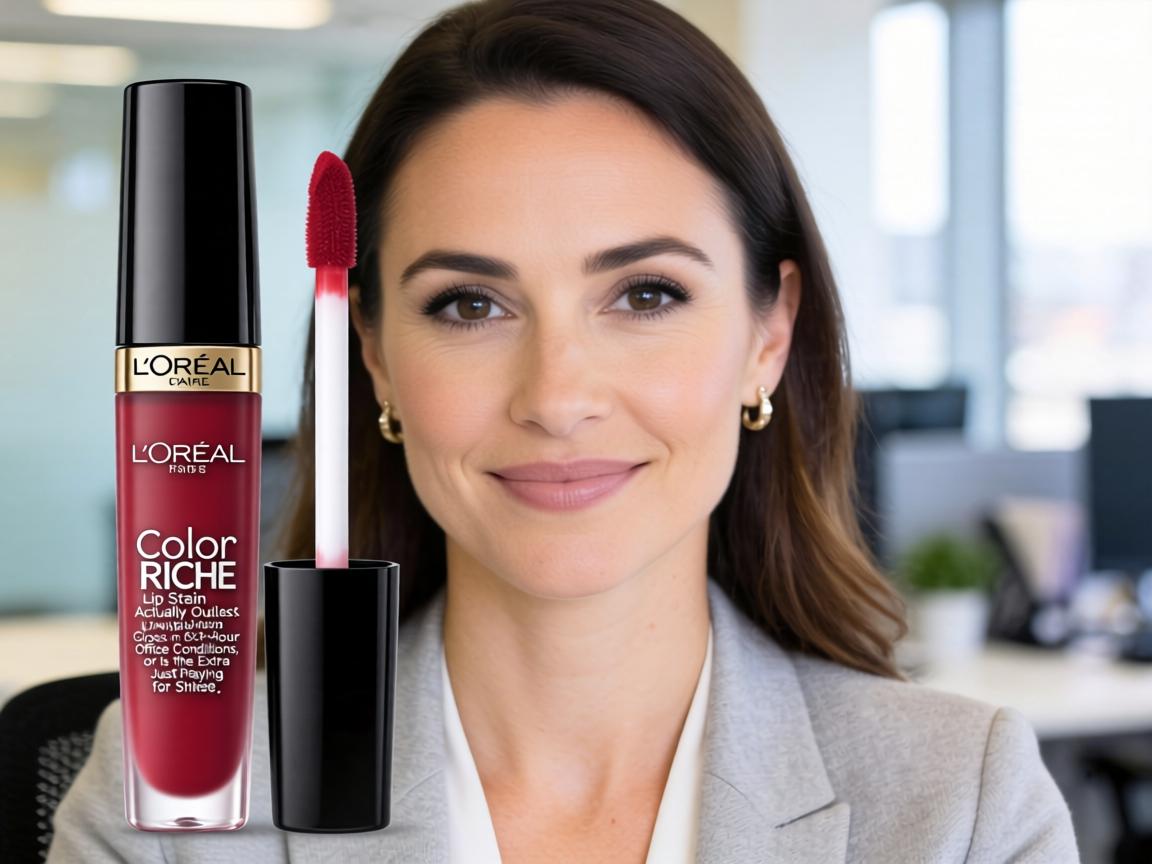 Does L'Oréal Color Riche Lip Stain Actually Outlast Their Hyaluron Gloss in 8-Hour Office Conditions, or Is the Extra $8 Just Paying for Shine_