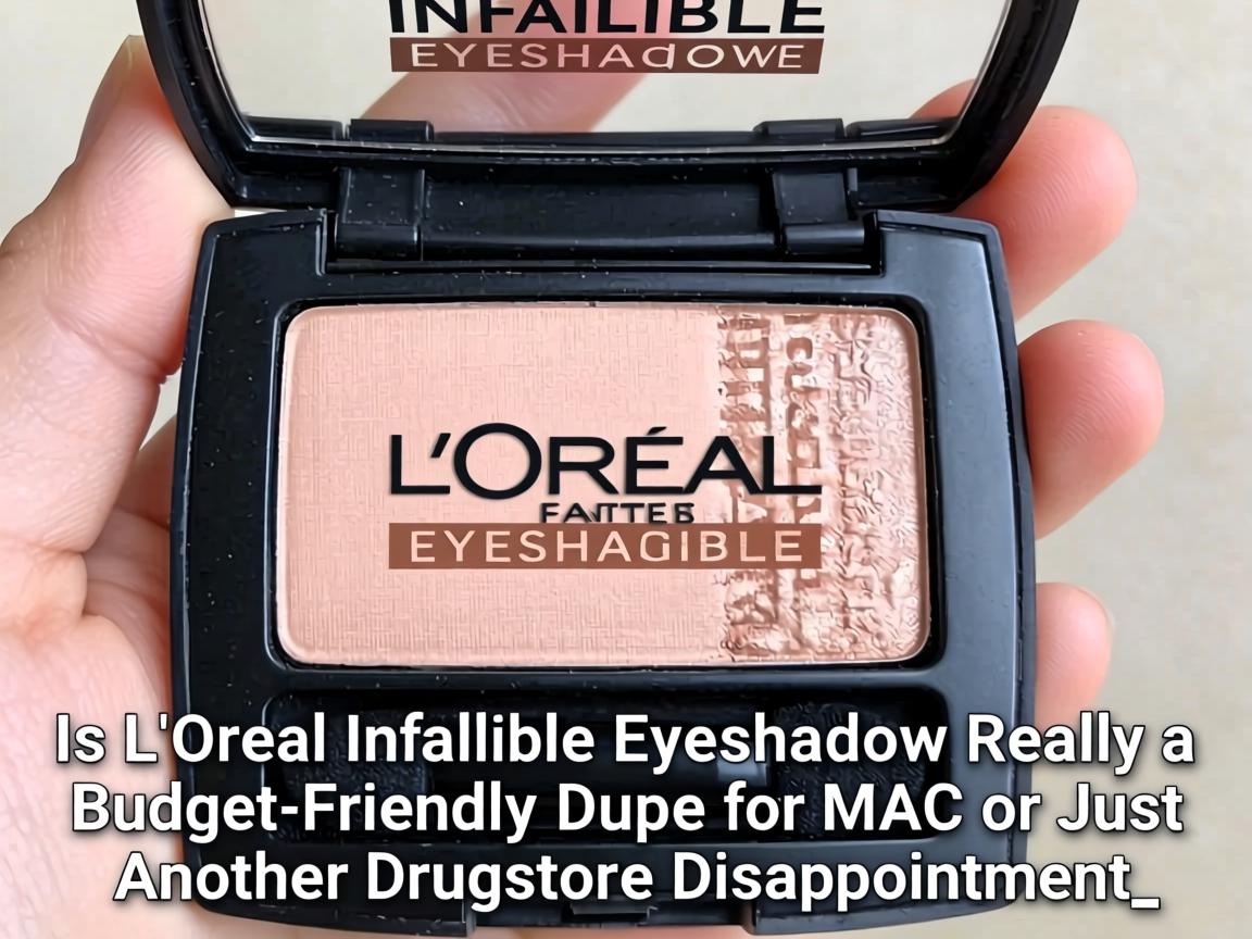 Is L'Oréal Infallible Eyeshadow Really a Budget-Friendly Dupe for MAC or Just Another Drugstore Disappointment_