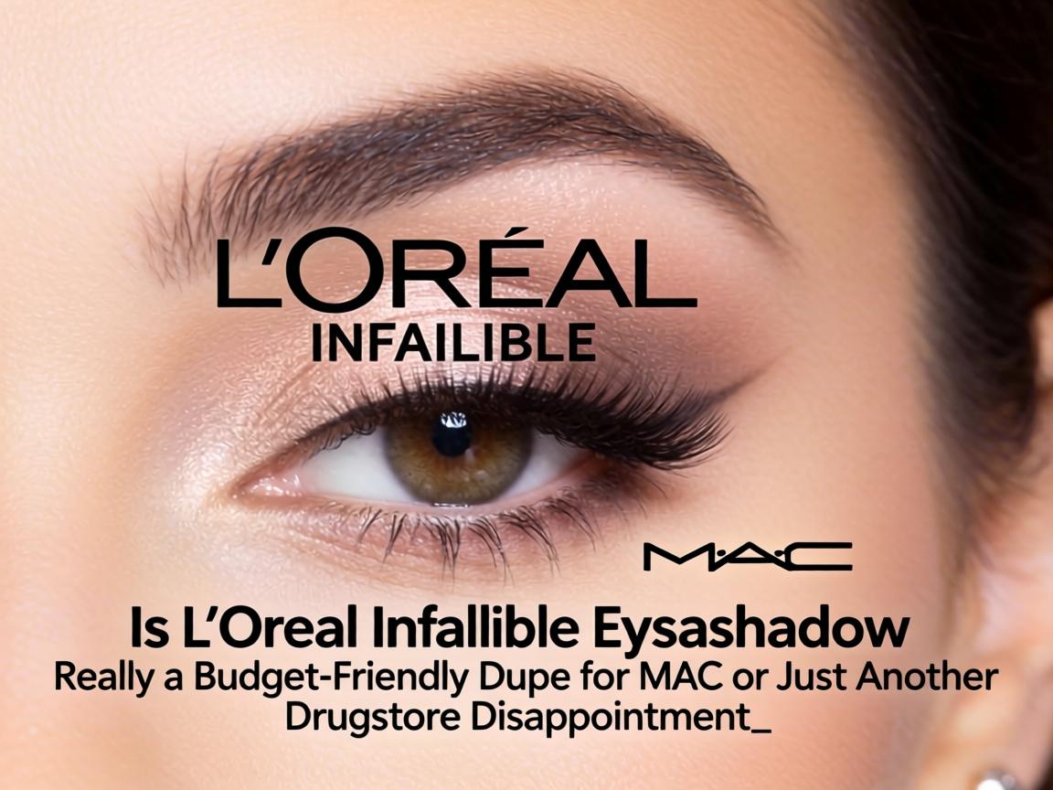 Is L'Oréal Infallible Eyeshadow Really a Budget-Friendly Dupe for MAC or Just Another Drugstore Disappointment_