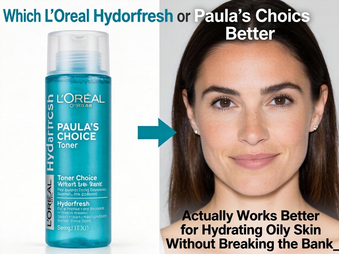 Which L’Oréal Hydrafresh or Paula’s Choice Toner Actually Works Better for Hydrating Oily Skin Without Breaking the Bank_