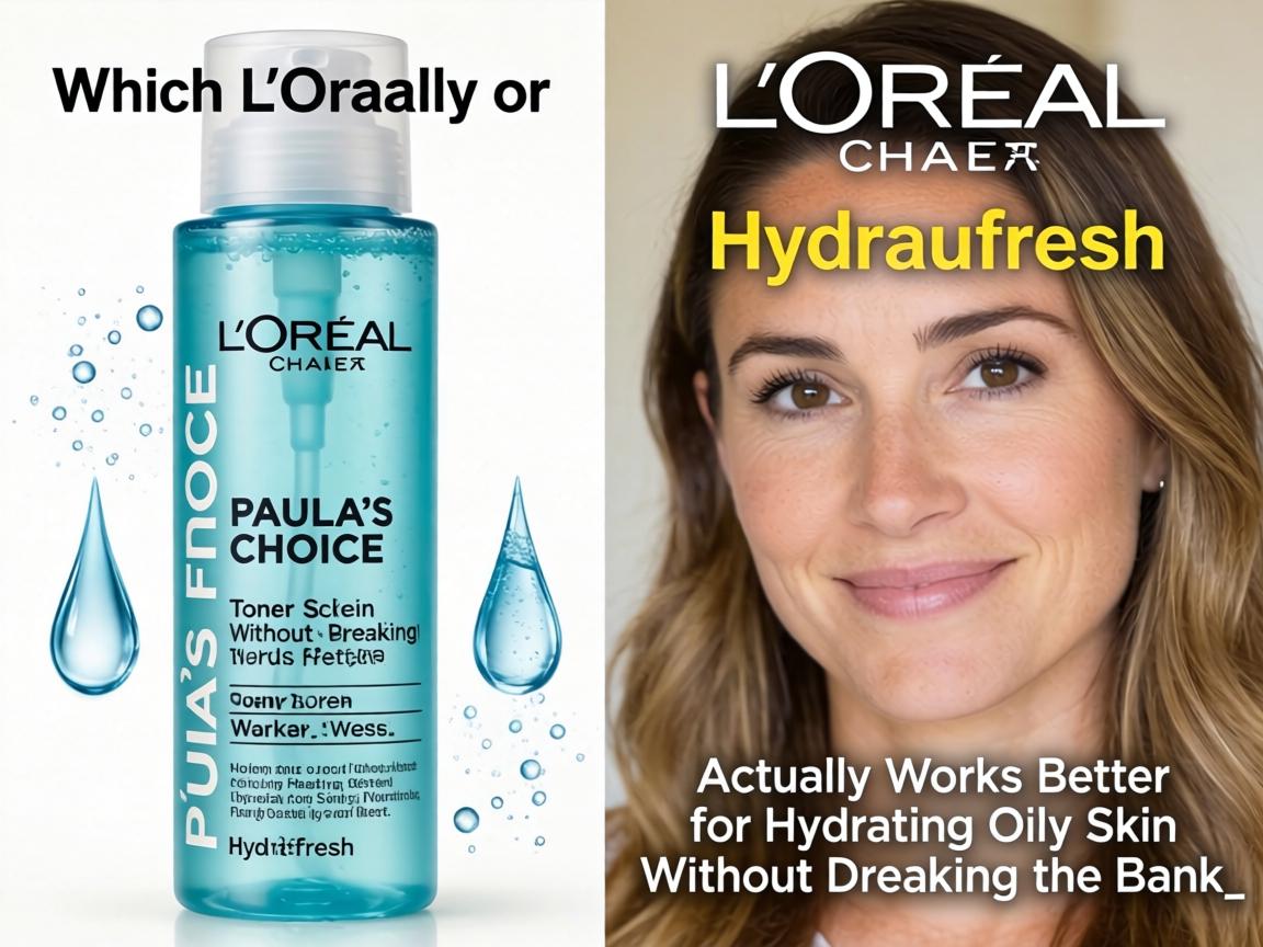 Which L’Oréal Hydrafresh or Paula’s Choice Toner Actually Works Better for Hydrating Oily Skin Without Breaking the Bank_