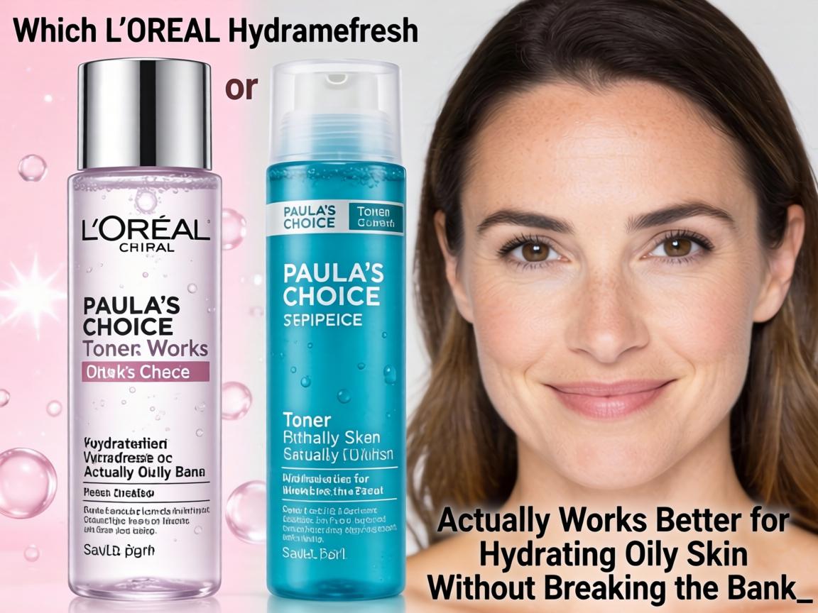 Which L’Oréal Hydrafresh or Paula’s Choice Toner Actually Works Better for Hydrating Oily Skin Without Breaking the Bank_