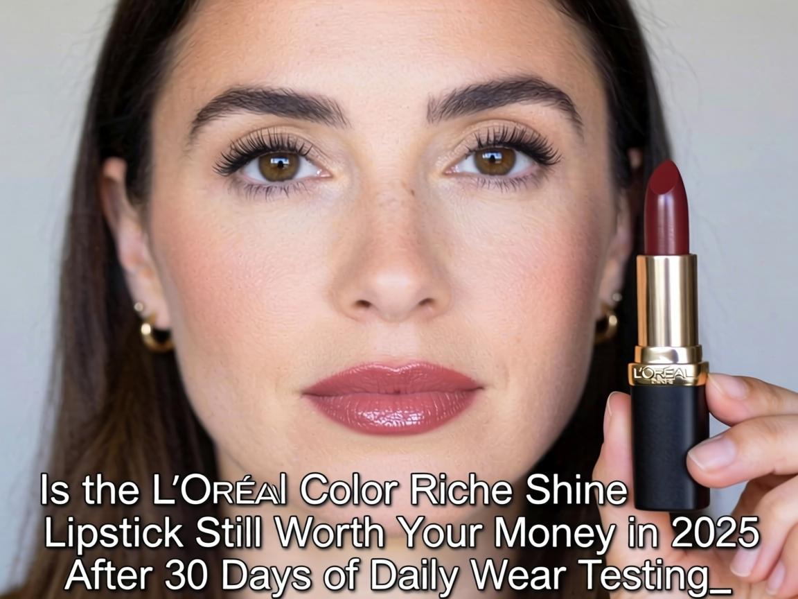 Is the L'Oreal Color Riche Shine Lipstick Still Worth Your Money in 2025 After 30 Days of Daily Wear Testing_