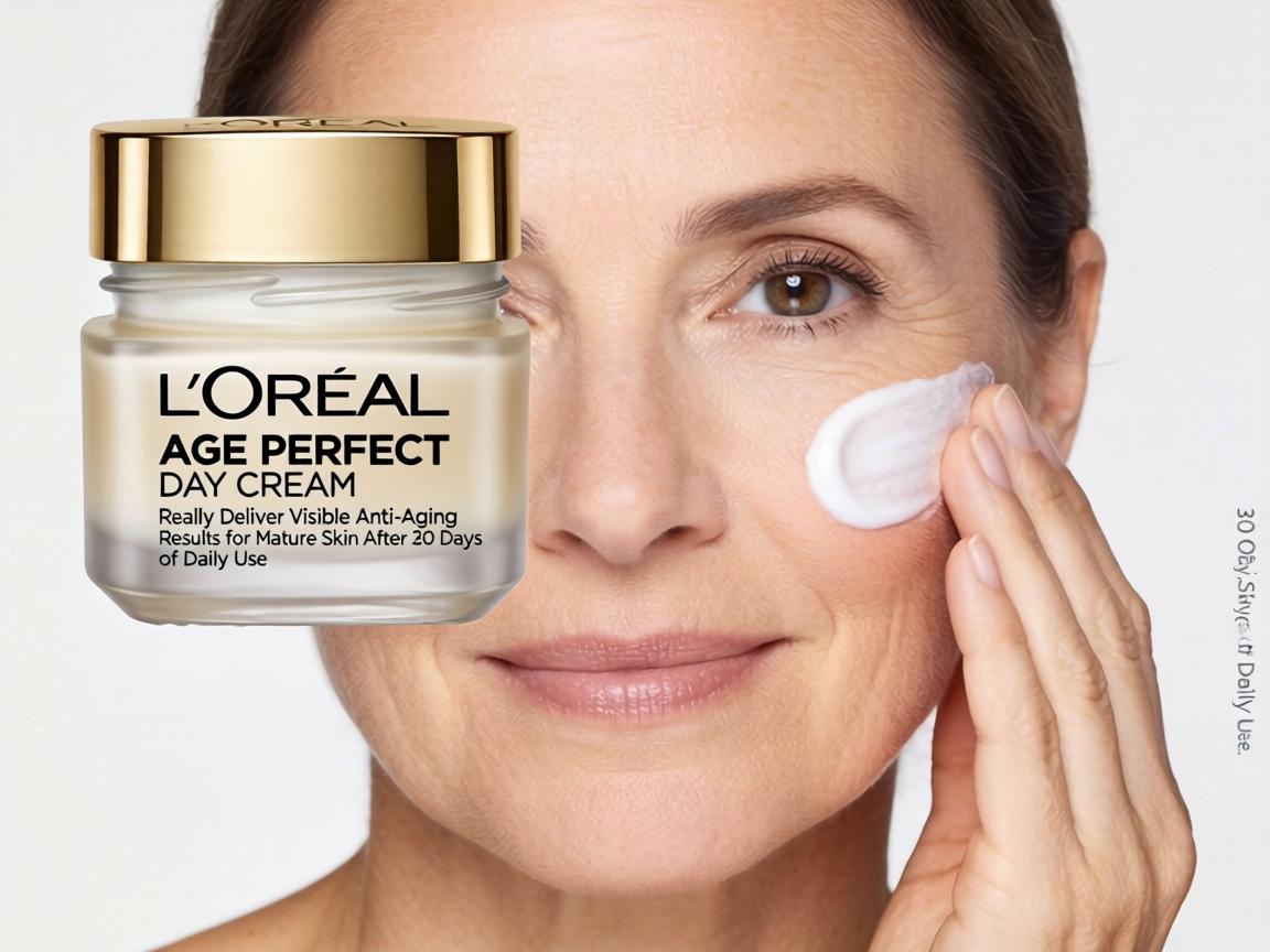 Does L'Oreal Age Perfect Day Cream Really Deliver Visible Anti-Aging Results for Mature Skin After 30 Days of Daily Use_