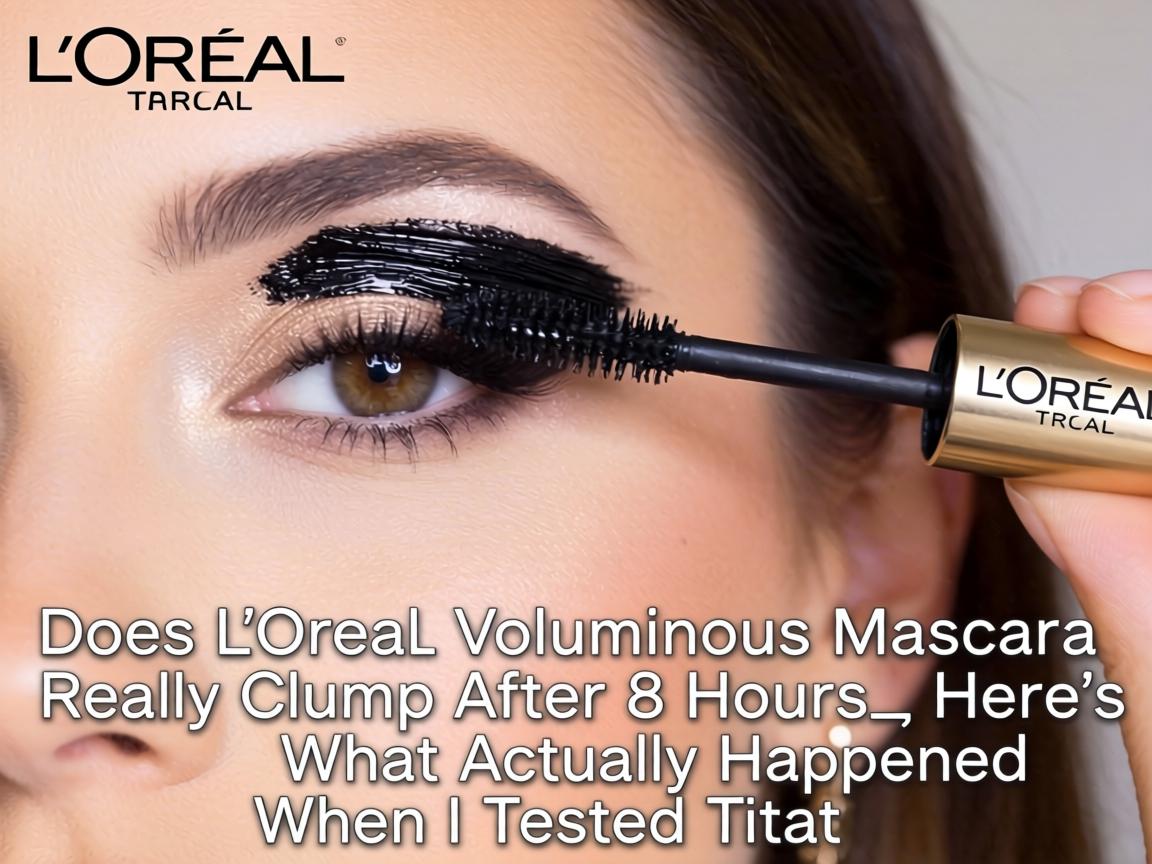 Does L’Oréal Voluminous Mascara Really Clump After 8 Hours_ Here’s What Actually Happened When I Tested It
