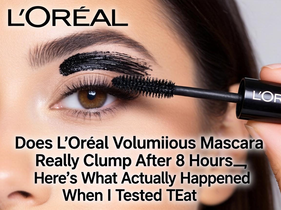 Does L’Oréal Voluminous Mascara Really Clump After 8 Hours_ Here’s What Actually Happened When I Tested It