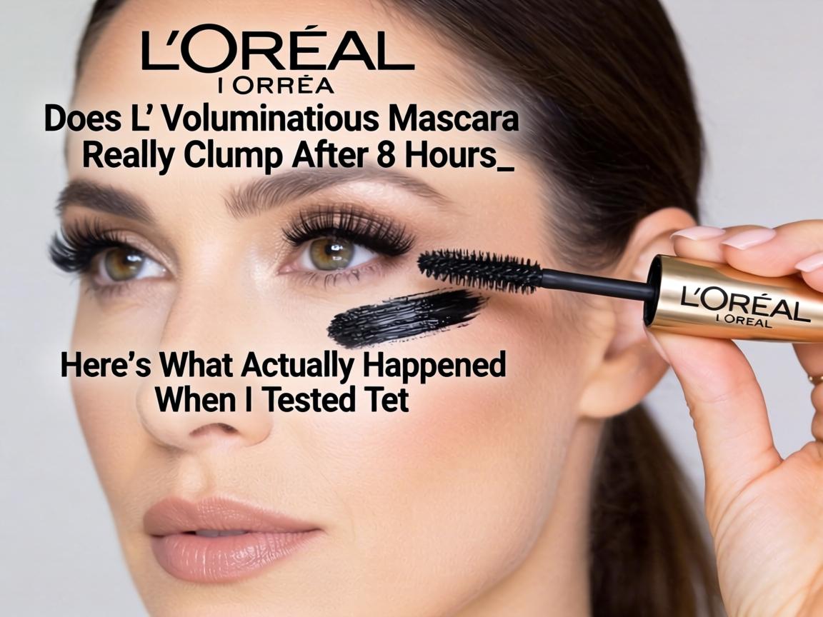 Does L’Oréal Voluminous Mascara Really Clump After 8 Hours_ Here’s What Actually Happened When I Tested It