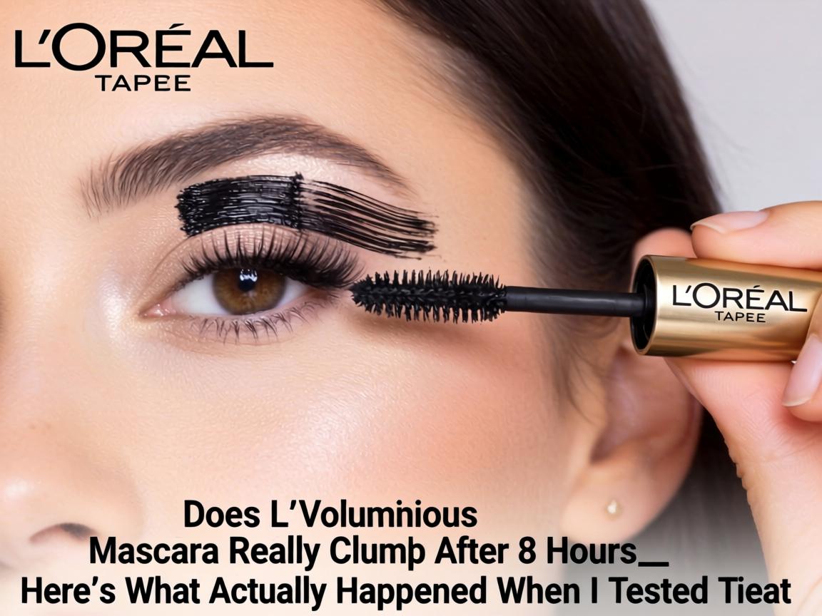 Does L’Oréal Voluminous Mascara Really Clump After 8 Hours_ Here’s What Actually Happened When I Tested It