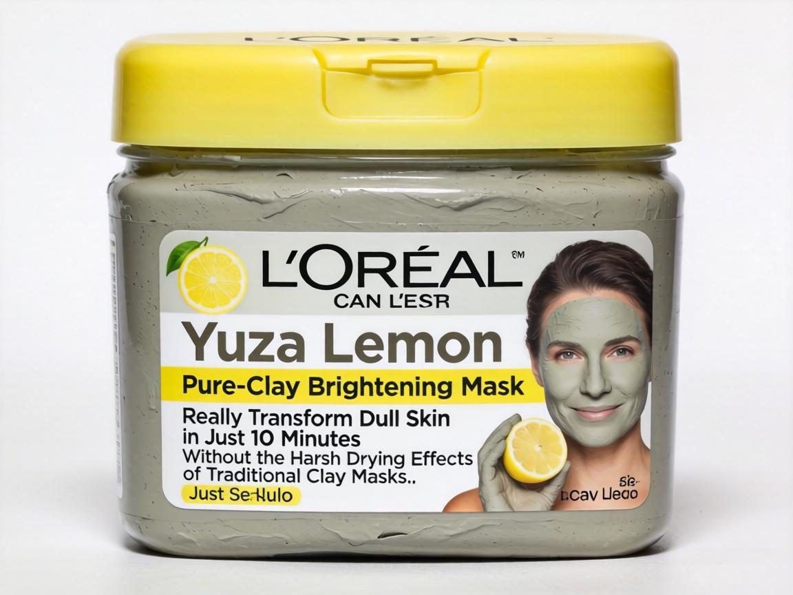 Can L'Oreal's Yuzu Lemon Pure-Clay Brightening Mask Really Transform Dull Skin in Just 10 Minutes Without the Harsh Drying Effects of Traditional Clay Masks_