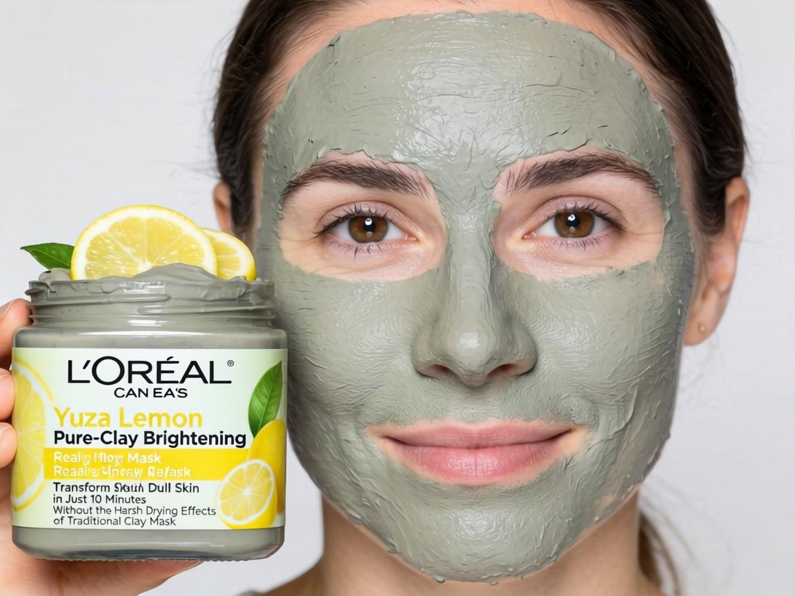 Can L'Oreal's Yuzu Lemon Pure-Clay Brightening Mask Really Transform Dull Skin in Just 10 Minutes Without the Harsh Drying Effects of Traditional Clay Masks_